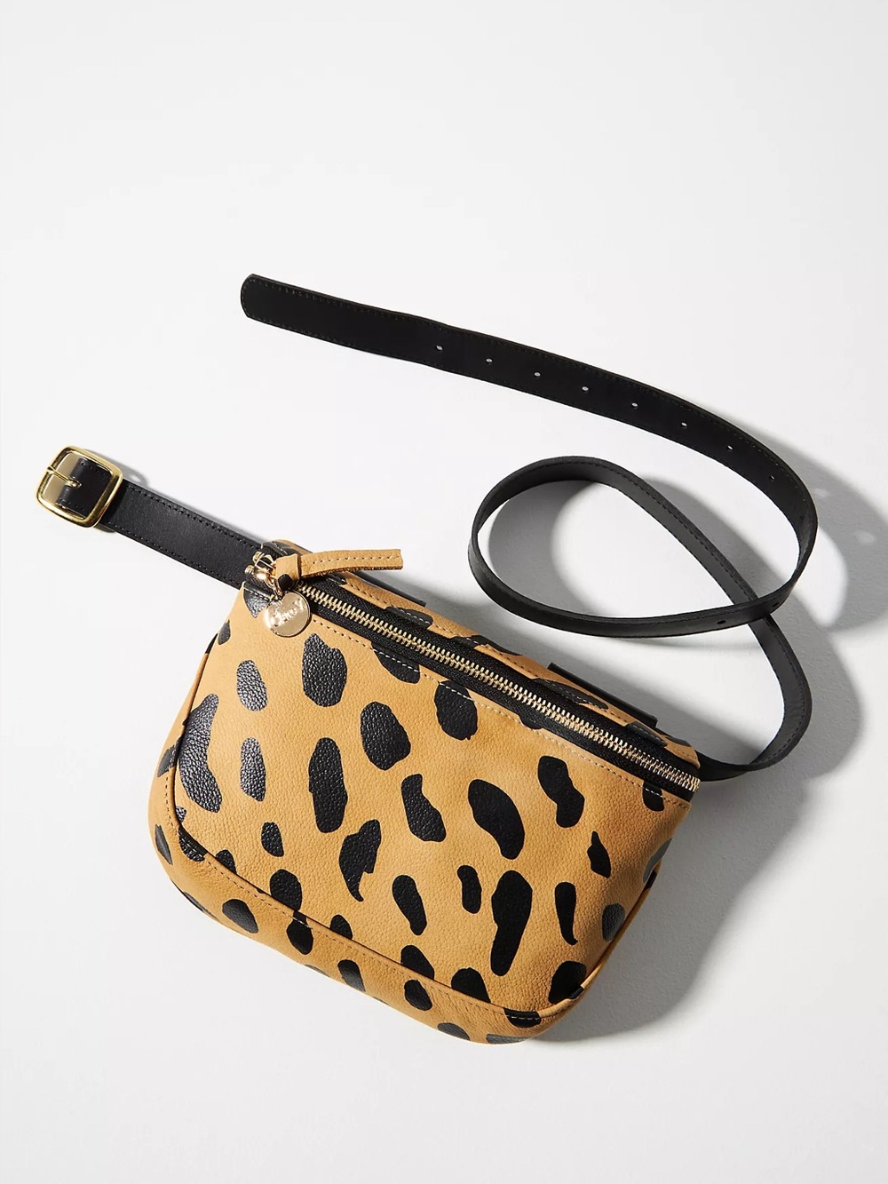 Clare V. Leopard Fanny Pack